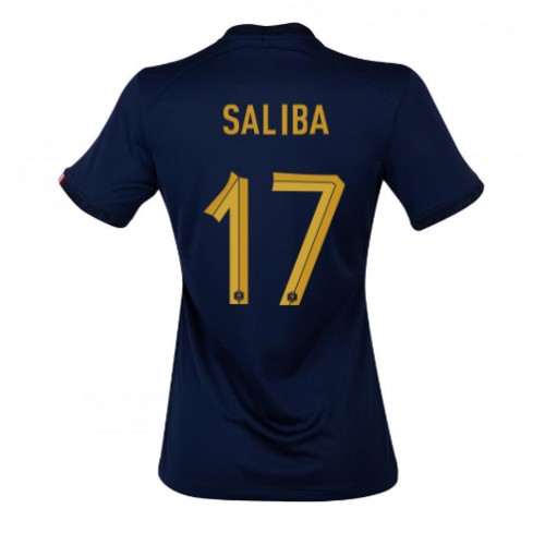 Fotbalové Dres Francie William Saliba #17 Dámské Domácí MS 2022 Krátký Rukáv